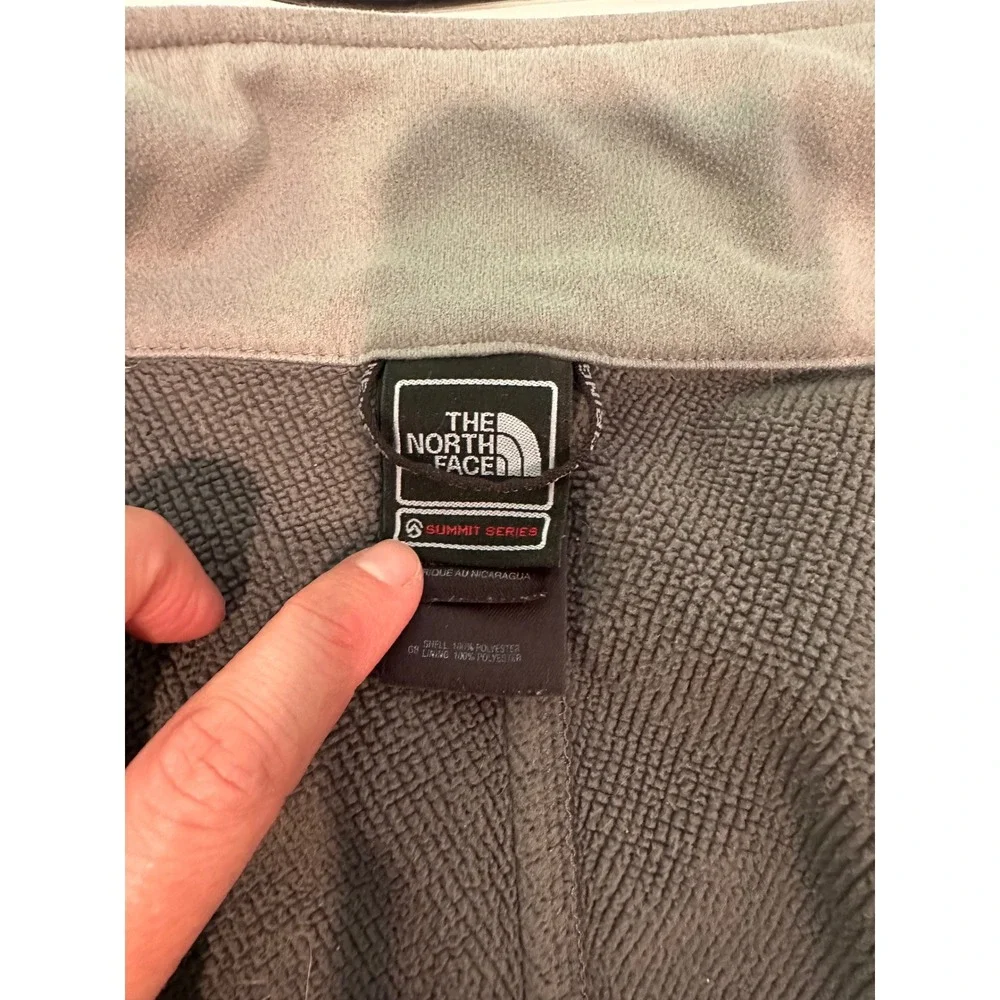 The North Face Summit Series Windstopper Softshell Jacket Mens Medium Blue Grey